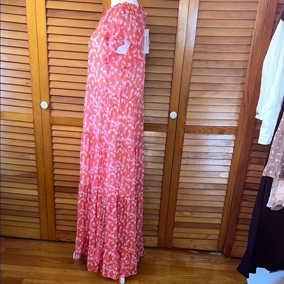 NWT Jade Melodytam Coral Patterned Maxi Dress Size XS - Picture 8 of 15